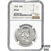 Image 1 : 1962 50C Franklin Half Dollar NGC PF67