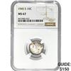 1945-S Mercury Dime NGC MS67