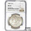 1889-O Morgan Silver Dollar NGC MS63