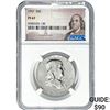 Image 1 : 1957 Franklin Half Dollar NGC PF67