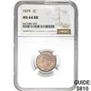Image 1 : 1879 Indian Head Cent NGC MS64 RB