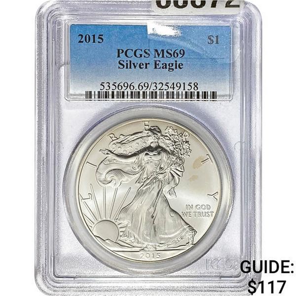 2015 $1 Silver Eagle PCGS MS69