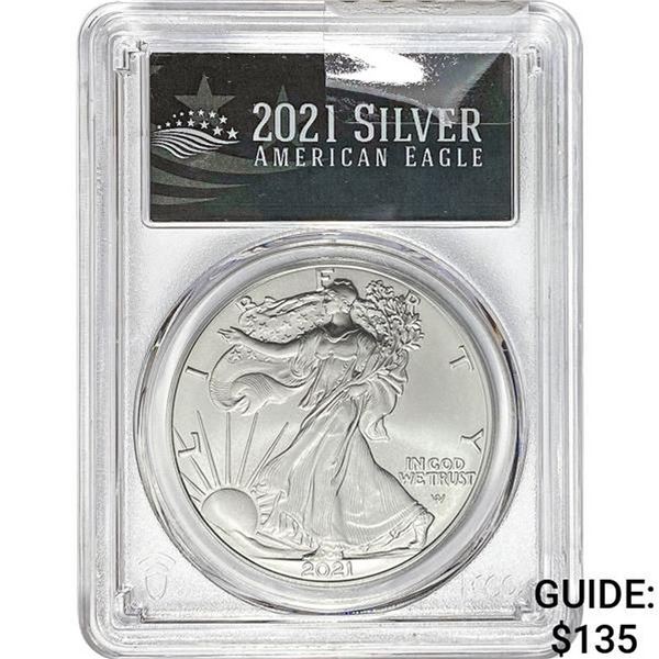 2021-W Silver Eagle Type 2 PCGS MS70