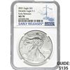 Image 1 : 2021 Eagle S$1 Heraldic Eagle T-1 NGC MS
