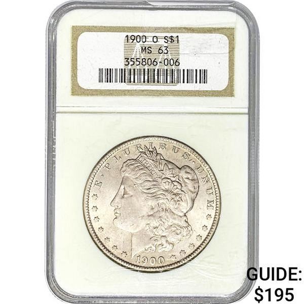 1900-O Morgan Silver Dollar MS63