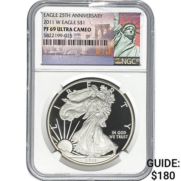 2011-W Eagle $1 NGC PF69 Ultra Cameo