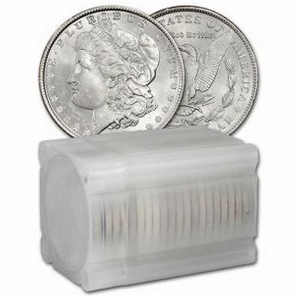 [20] Pre-21 Morgan Silver Dollar Roll Choice BU