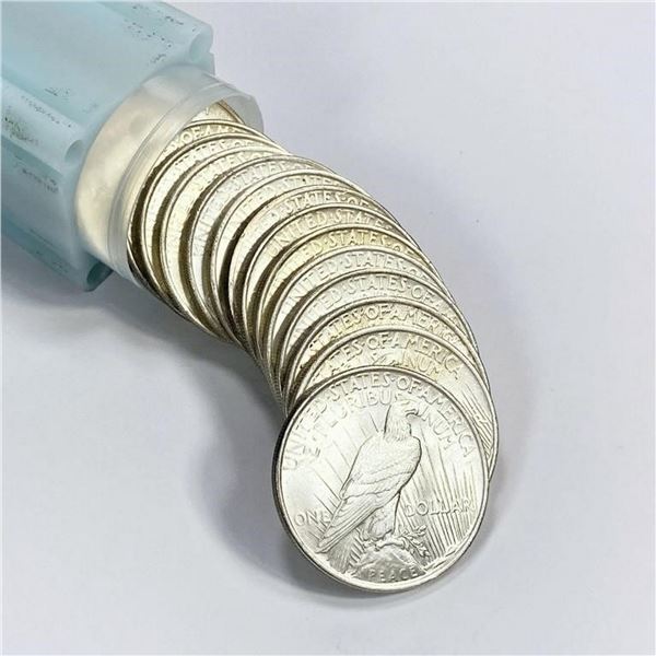 [20] Silver Peace Dollar Roll Choice BU