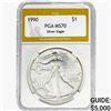 1990 American Silver Eagle PGA MS70