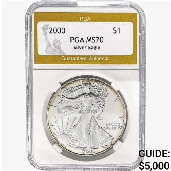 2000 American Silver Eagle PGA MS70