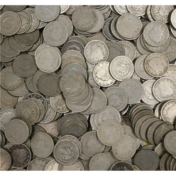 [1000] Mixed Date Liberty Victory Nickel