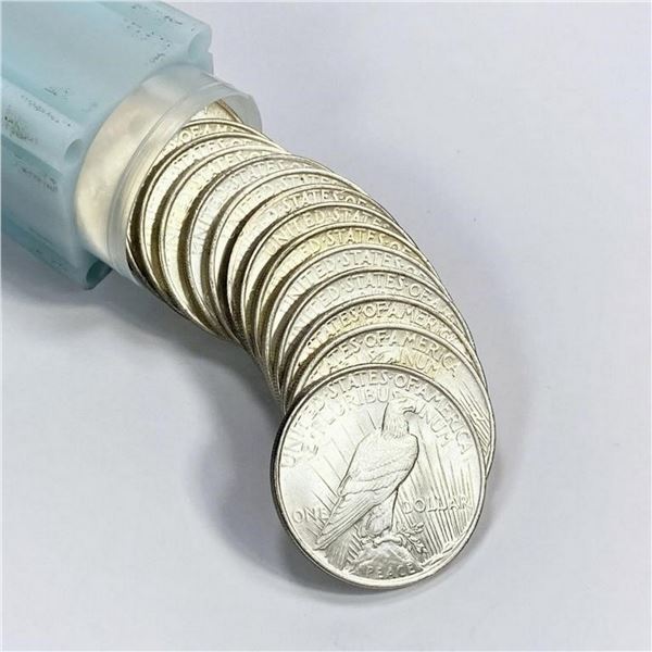 [20] Silver Peace Dollar Roll Choice BU