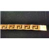 Image 4 : 14K YELLOW GOLD GREEK KEY DESIGN LINK BRACELET, 34.3GR, INSURANCE REPLACEMENT APPRAISAL VALUE $9600