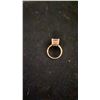 Image 5 : 14K YELLOW GOLD PINK ZIRCONIUM DRESS RING, 4.40GR, INSURANCE REPLACEMENT APPRAISAL VALUE $750