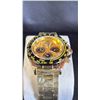 Image 3 : ROLEX DAYTONA REPLICA WATCH, YELLOW GOLD, GOLDEN BRIGHT BLACK DIAL, OYSTER BRACELET 126518LN