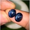 Image 2 : 8.15 CT CERTIFIED MED BLUE STAR SAPPHIRE GEMSTONE PAIR ($16,300 APPRAISAL, APPRAISAL NOT