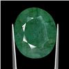 Image 1 : 34.50 CT CERTIFIED EMERALD GEMSTONE ($9,500 APPRAISAL, APPRAISAL NOT GUARANTEED)