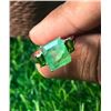 Image 3 : 15.05 CT CERTIFIED SILVER EMERALD GEMSTONE RING ($6,459 APPRAISAL, APPRAISAL NOT GUARANTEED)