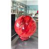 Image 2 : LARGE IRON RED CRYSTAL FORTUNE SPHERE  9.2 KG, DIAMETER 18CM
