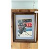 Image 1 : FRAMED AUTOGRAPHED WAYNE GRETZKY PHOTO 12.5" X 15"
