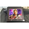 Image 1 : FRAMED AUTOGRAPHED CHRIS PRATT AS STARLORD PHOTO 13" X 11"