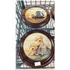 Image 5 : 8 DOG PLATES IN FRAMES FROM THE FIELD OF DREAMS BY LYNN KASTZ