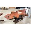 Image 2 : LIVE EDGE COFFEE TABLE 58" X 36" X 19"H