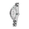 Image 3 : Rolex Ladies Stainless Steel Quickset Sapphire Silver Diamond And Emerald Dateju