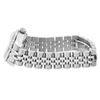Image 7 : Rolex Ladies Stainless Steel Quickset Sapphire Silver Diamond And Emerald Dateju