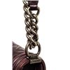 Image 6 : Chanel Dark Purple Embossed Calfskin Boy Medium Flap Bag