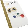 Image 7 : Vintage 18k Yellow Gold 12.90 ctw GIA Oval Sapphire & Diamond Statement Earrings