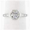 Image 1 : Antique Orange Blossom Platinum Old Cut 0.60 ctw G VS Diamond Engagement Ring