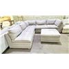 Image 2 : GREY SECTIONAL WITH OTTOMAN