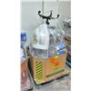 Image 1 : PALLET FILLED WITH - HOSE REEL, SPRINKLER, ARMOUR ALL CLEANERS, OFFICE CHAIR, BEAN BAG FILLER,