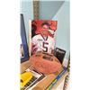 Image 2 : SHELF OF ASSORTED SPORTS MEMORABILIA *SOME AUTOGRAPHED*