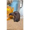 Image 2 : WOODEN CARVED EAGLE & EAGLE HEAD