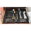 Image 2 : STOKES STAINLESS STEEL CUTLERY SET IN A WOODEN CASE