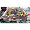 Image 1 : BOX OF TEENAGE MUTANT NINJA TURTLES FIGURINES & MORE