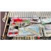 Image 2 : TWO SMALL PARTS ORGANIZERS FILLED WITH ASSORTED FISHING TACKLE