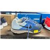 Image 2 : TWO PAIRS OF WOMENS RUNNERS - BLUE NIKE PEGASUS SIZE 8.5 & ORANGE PEGASUS 35 SIZE 8.5