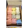 Image 2 : KNITTED SQUARES IN VARIOUS COLOURS ( APPROX. 120 )