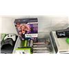 Image 2 : THREE XBOX 360'S, XBOX CONTROLLER, XBOX KINECT & 2 BINS OF XBOX GAMES *WITH ONE POWER CORD*