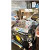 Image 2 : PALLET FILLED WITH - BLUESCAPE FAMILY POOLS, SPIDERMAN RIDE ON, ICE SKATES, SNOW BUNKERS, HYPER