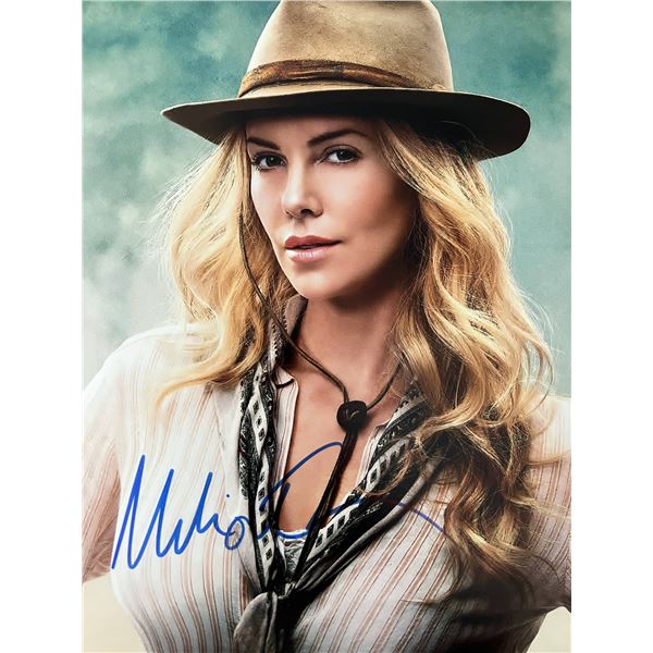 Charlize Theron A Million Ways to Die in the West signed movie photo