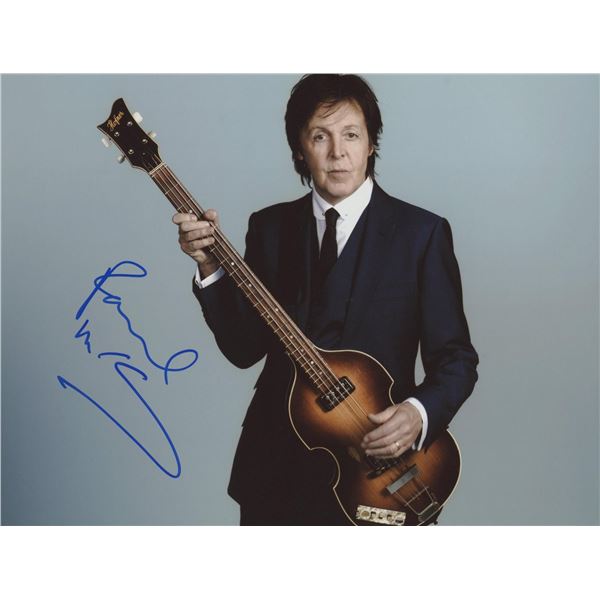 Paul McCartney signed photo