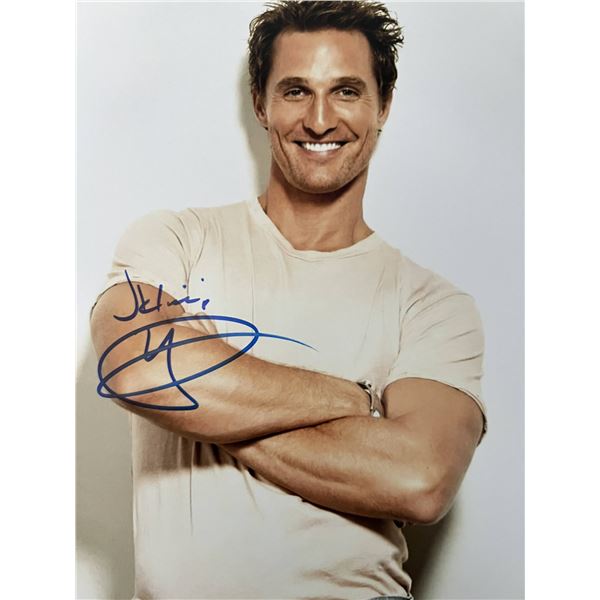 Matthew McConaughey signed photo