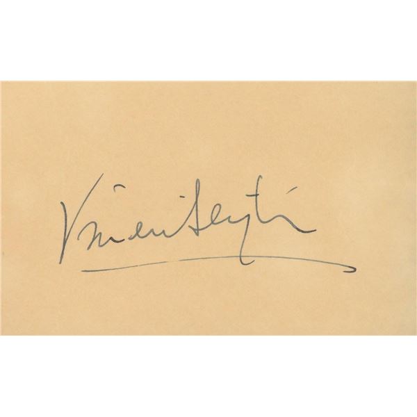 Gone With The Wind Vivien Leigh signature cut