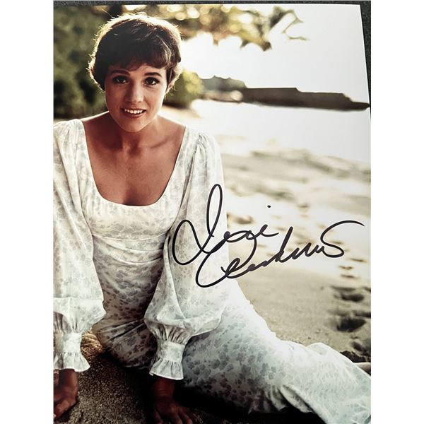 Julie Andrews signed photo