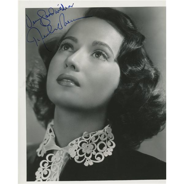 The Scarlet Pimpernel Merle Oberon signed photo. GFA Authenticated