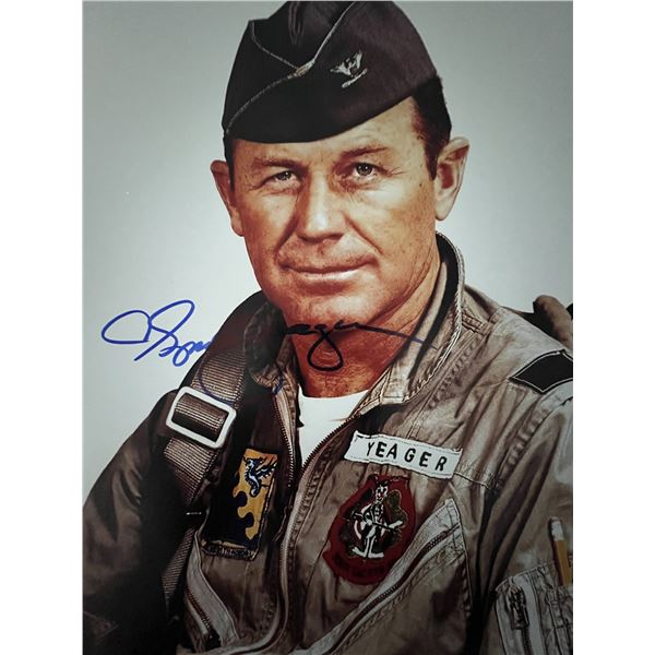 Chuck Yeager signed photo